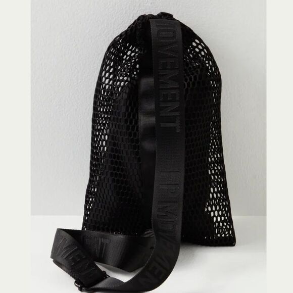 Free People Movement Black Mesh Sling Bag - Picture 3 of 5